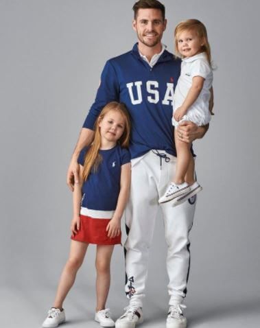 Dakoda Boudia with her father David Boudia and sister Mila Primm Boudia.